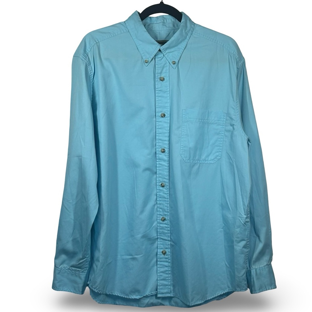 Eddie Bauer Classic Button Down Shirt Men's Size Large Gorpcore Preppy Outdoor